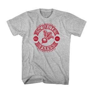 The Office Schrute Farms T-Shirt in Gray | Size M